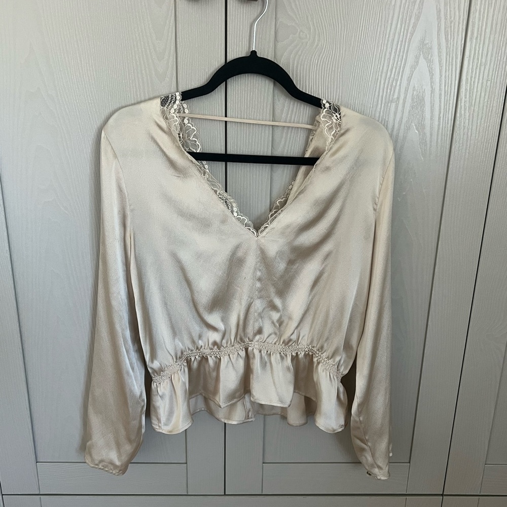 Aritiza Silk Blouse